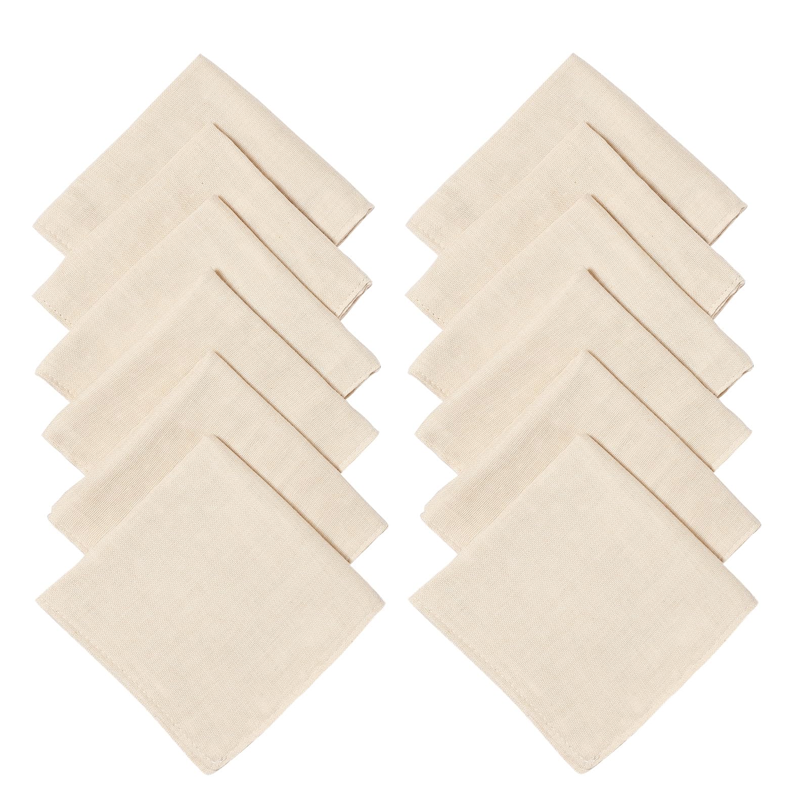 

Марлевые платочки для 4 имени ребенка можно написать на для для мальчиков и органический быстро набор из 12 [HOOMCOOM] младенцев, слои, их, детская, девочек, 100% бежевый