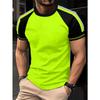 T-shirt d'été décontracté pour homme à manches courtes imprimé et col rond