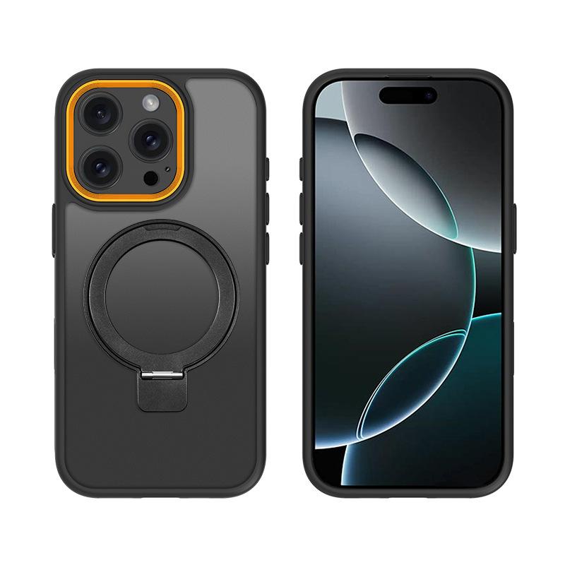 Applicable iPhone 17Pro Magnetic Bracket Ai Smart Button Mobile Phone Case Touch Apple 16 Skin Sensing Case Anti-fouling