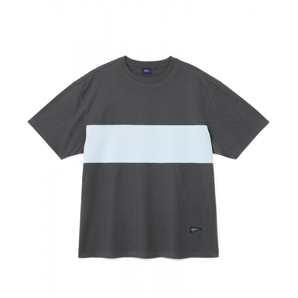 

ФУТБОЛКА YALE COLOR BLOCK УГОЛЬНЫЙ