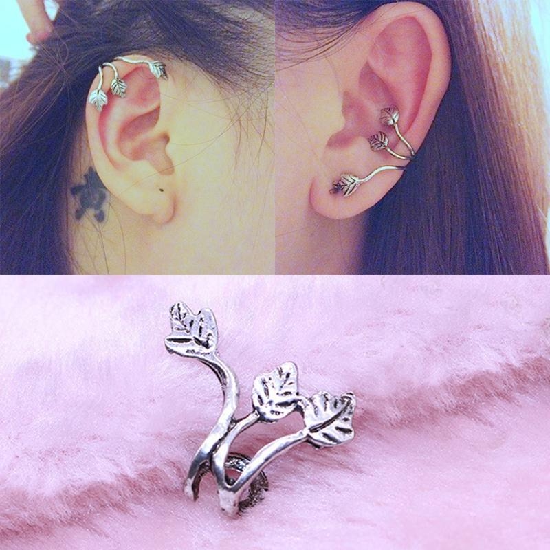 

Women s Clip-on Earrings Non-piercing Ear Cartilage Cuff Ear Drop Ear Clip
