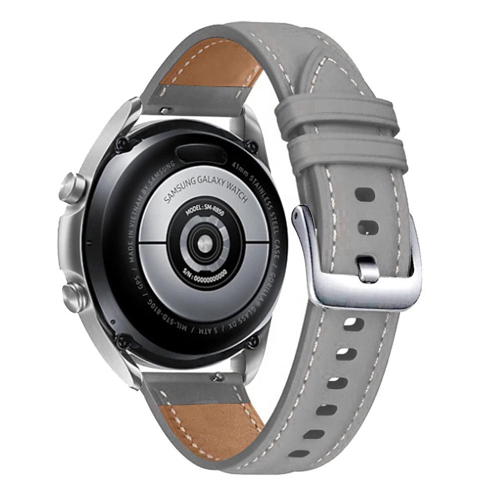 Kožený pásek pro Samsung Galaxy Watch 4/5 40mm 44mm Gear S3 S2 Watch5 Pro 45mm Galaxy 46mm Chytrý náramek Řemínek 20mm 22mm