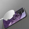 Dragon Totem Rose Purple For Samsung Galaxy S20 FE S21 S22 S23 Plus S24 Ultra 25 Edge S24Ultra For  Magsafe Glass Phone Casee