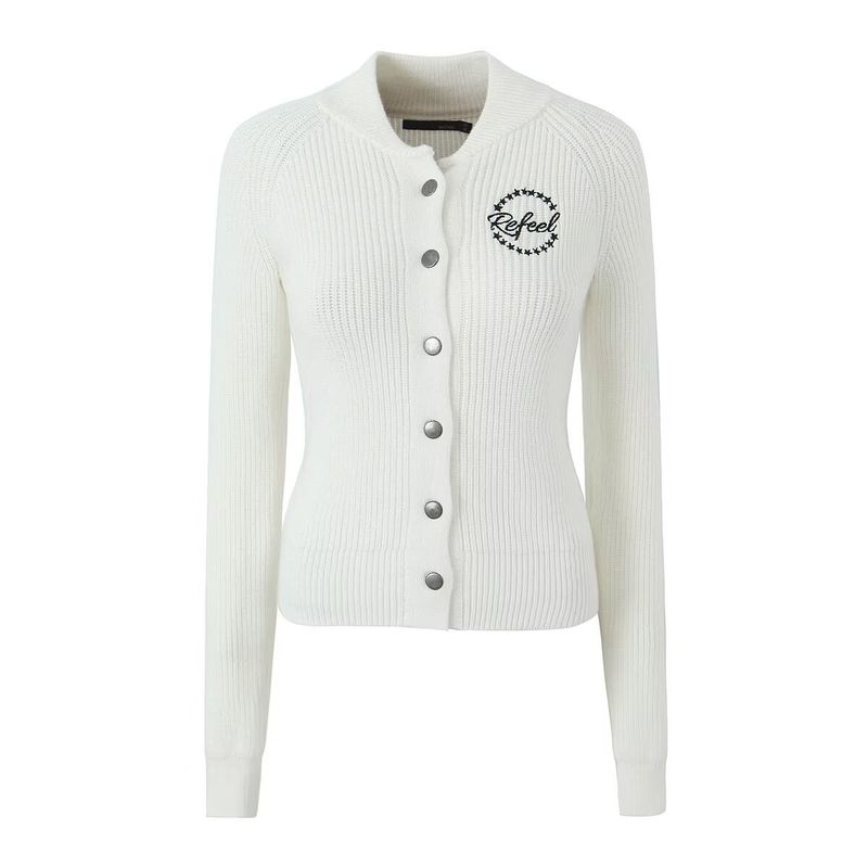 Za Export New Arrival Women's Clothing ZR Fashion Style Fashion All-Match Letter Long Sleeves Short Sweater Single-Breasted Cardigan