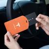 TCFJN1 1Pcs Suede Car Smart Remote Key Card Case Cover Protector Shell Holder Auto Keychain Accessories For Tesla Model 3 Model Y 2020