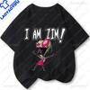 T-Shirts Invader Zim T-Shirt Streetwear Harajuku Grafik Kurzarmshirt Günstige Kleidung Polyester Lustige Cartoon-Oberteile