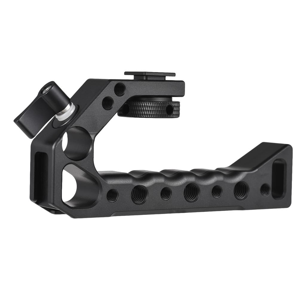 Universal Top Handel Camera Top Handgrip with 4 Cold Shoe Mounts ARRI Positiong Hole 1 4in And 3 8in Threaded Holes