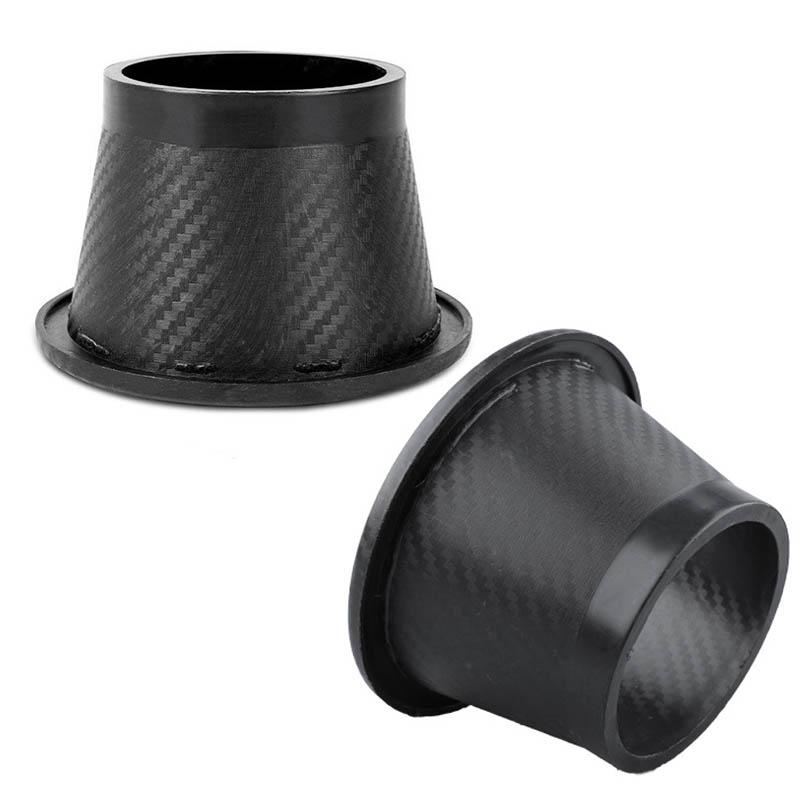 1 Set Universal Car Front Bumper Admission Air Turbo Air Intake Pipe Kit ABS Turbine Inlet Kit Pipe Air Funnel