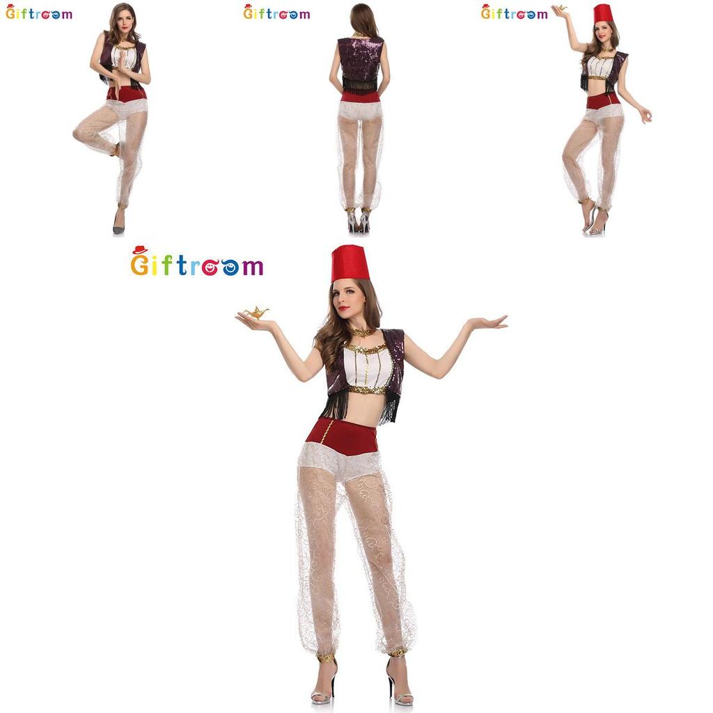 Elegant Adult Sheer Mesh Festival Costume For Women With Glittering Gold Accents