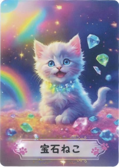 Magical Cat Cards Cat Healing Founder Kokoha 16 Cards with Japanese Explanation Sheet [Genuine]