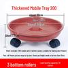 Mobile Plant Pot Roller Tray with Wheels