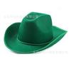 White Hemming Cowboy Hat, Western Cowboy Hat, Thick Material Black and White Hemming Rope Dick Cowboy Hat