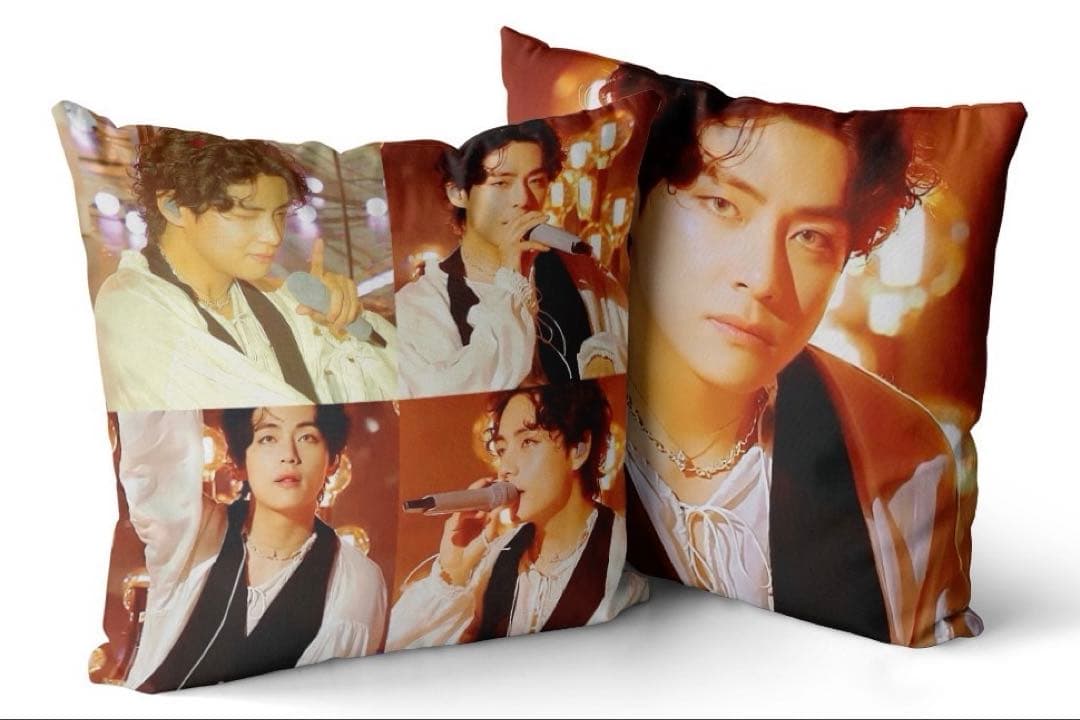 USED BTS Cushion Cover Yet to Com Taehyung V Tae 4800₽