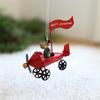 Miniature Christmas Hanging Ornament Miniature Christmas Hanging Ornament Delicate Iron Resin Holiday Tree Adornment