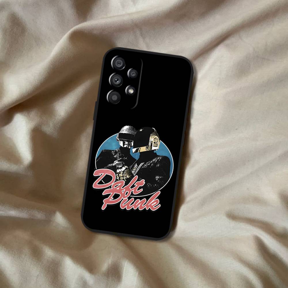 D-Daft Punk Band Phone Case For Samsung  A20,A21s,A22,A31,A32,A52,A53,A72,73,A80 Soft Black Cover