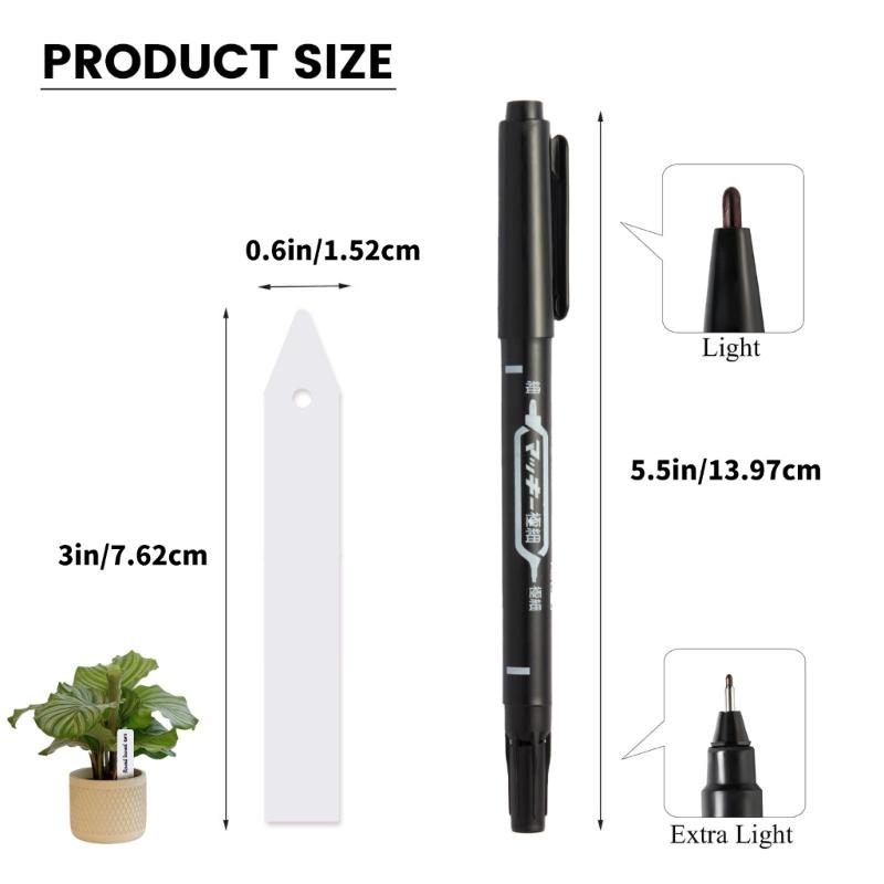 Safe Plant Labels Sign Holder Pack Of 101 With Writing Tool For Tracking Growth Of Vegetables Herbs Flowers Harvests
