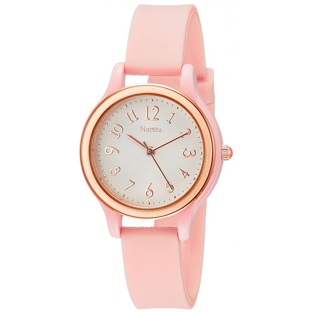 

[Fieldwork] Watch Analog Casual Watch Madre Silicone Belt White Dial YM023-3 Women s Pink
