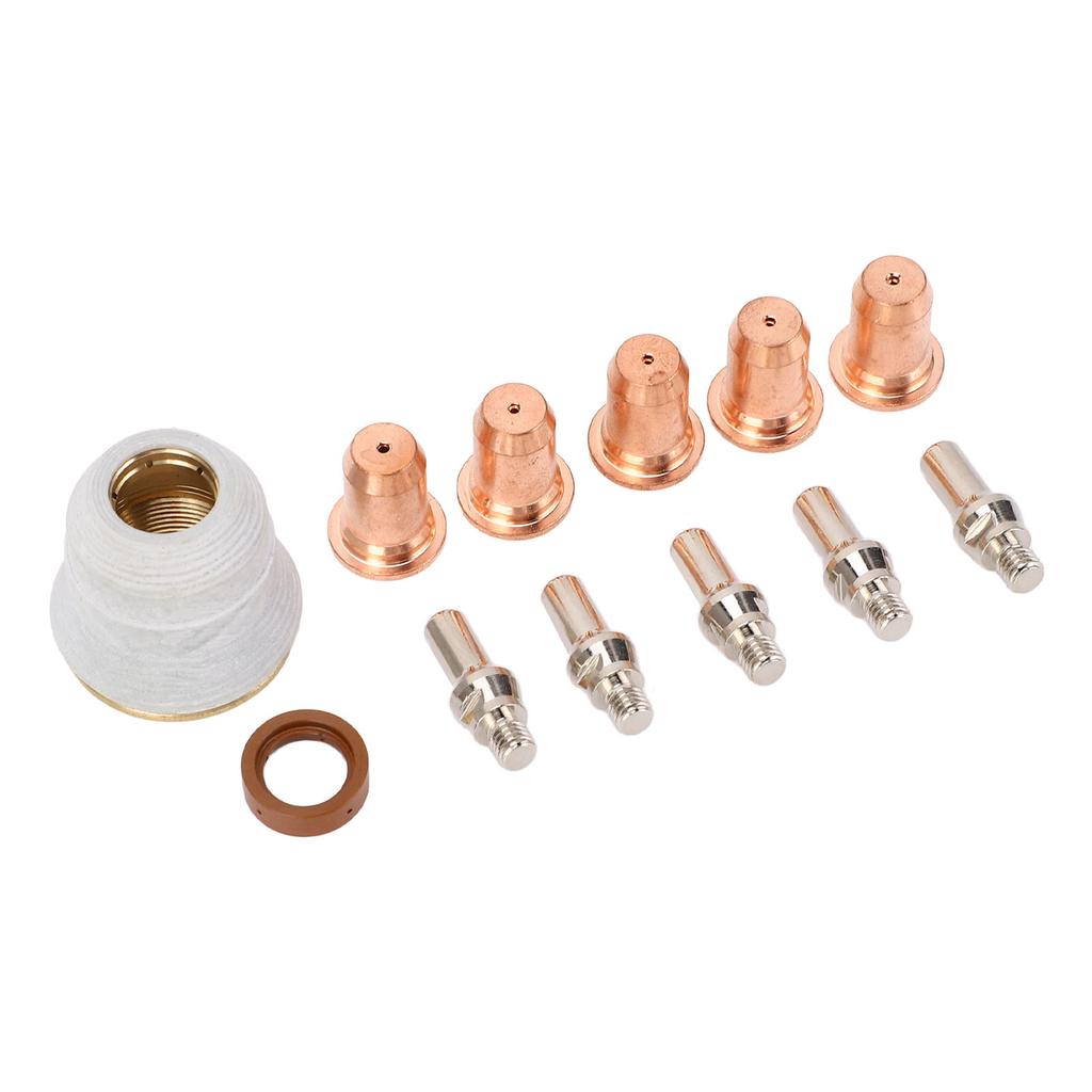 12-teiliges Set 52582 Elektrode 51313 P1.0 Düse 60432 Schutzkappe 60028 Wirbelring für PT 60 IPT 60 IPT
