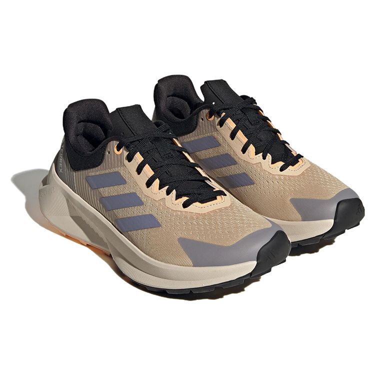 Adidas Terrex Soulstride Trail Flow Retro Cushioning Non-Slip Wear-Resistant Low-Top Trail Running Shoes Women sneaker Brown Black Gray HP6179