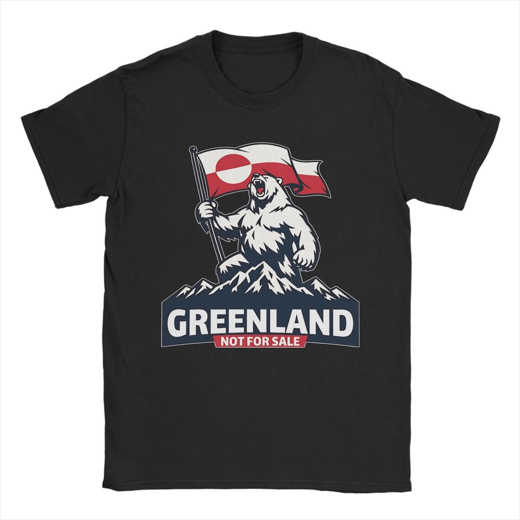 Protector of Greenland 100 Cotton TShirt For Couple Summer  Vintage T Shirts Breathable Trendy Cool Tee Shirt Big Size  Tops