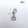 5pcs Leather Strap Belt Keychain Traction Buckles Trigger Clips  Luggage Hardware Accessories