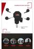 N-STAR Motorcycle Rearview Mirror Mount Phone Holder M10 Screw for Ninja 400 and Sportbikes