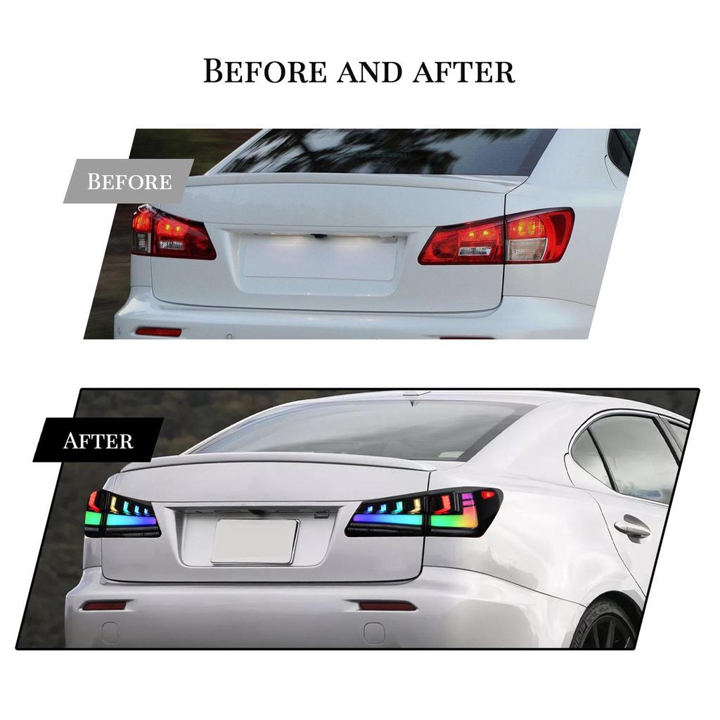 HCMOTIONZ RGB Taillight for Lexus IS 250/300/350 (2006-12)