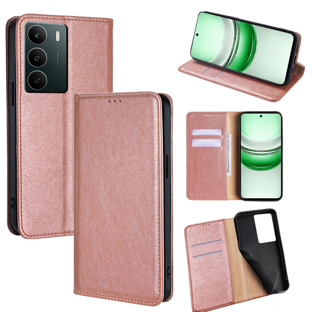 For Realme C71 4G Case Wallet PU Leather Magnetic Auto-Absorbed Phone Cover