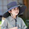 Quick Drying Hat for Kids with Cooling Fan Solar Powered Fisherman Hat Breathable Sunproof Caps for Outdoor Activity