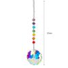 Hanging Crystal Windchimes Handmade Life Tree Pendant Craft Chain Window Car Hanging Ornament Home Outdoor Garden Decor