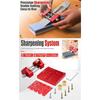 Professional Sharpening System Honing Guide with Angle Gauge, Universal Sharpening Holder for Woodworking Chisels & Plane Blades