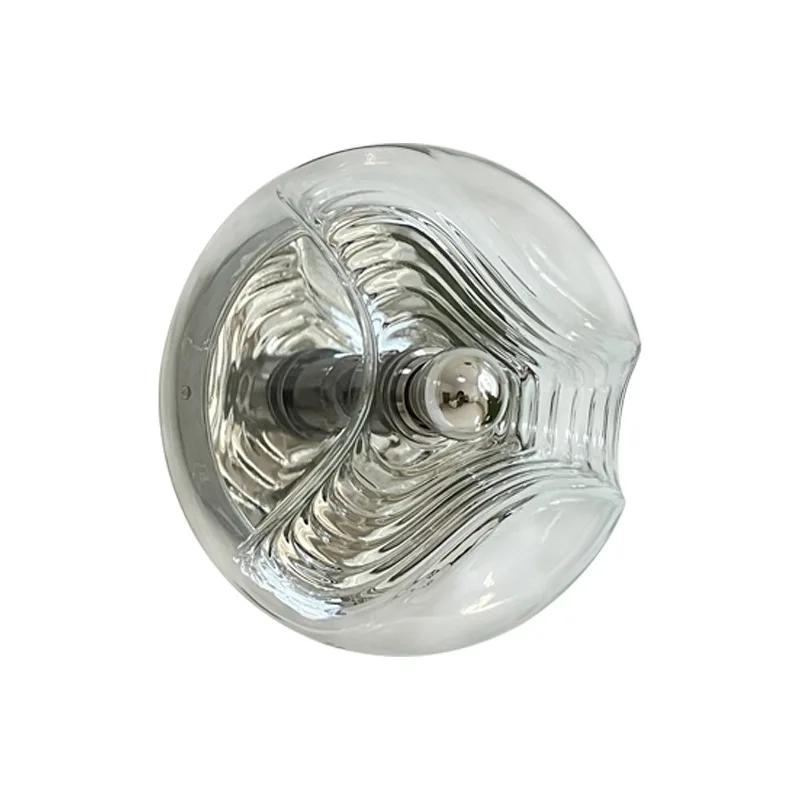 German Designer Stained Glass Restaurant Wall Light Nordic Minimalism Home Decoration Bedside Study Aisle Balcony LED Wall Lamp