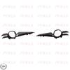 Nebelscheinwerfer Abdeckung Rahmen Für BMW E46/2D 318ci 320ci 323ci 325ci 330ci 2000 2001 2002 2003 Nebelscheinwerfer Gitter