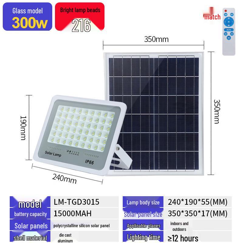 Jinxun Outdoor Solar Floodlight