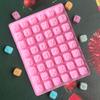 Letter Chocolate Mold Uppercase Alphabet Candy Gummy Silicone Mould 3D Wax Melt Silica Gel Cake Cupcake Decoration Ice Cube Tray