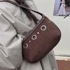 Vintage Design Sense Niche Underarm Bag Women's Bag 2025 New Suede Fashion Shoulder Bag Premium Sense Commuter Bag