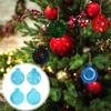 Silicone Moulds Resin Crafts Christmas Ball Mold Holographic Pendant Keychain Molds Epoxy Mold