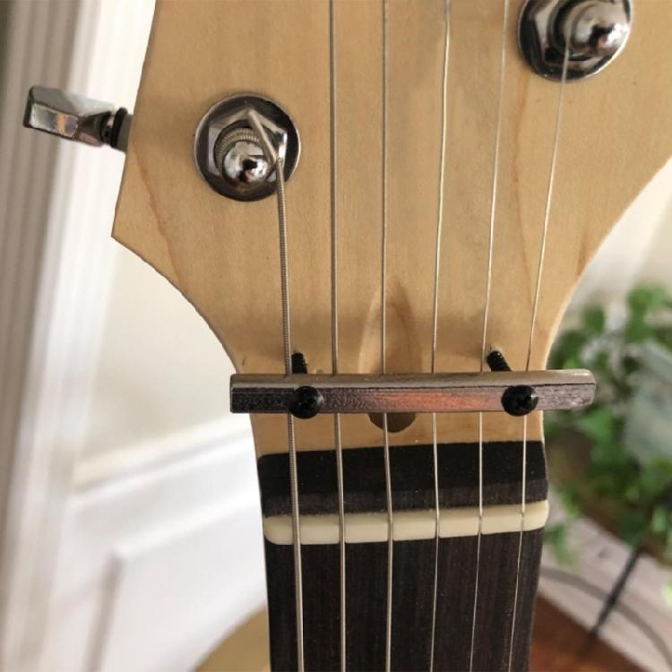 48mm Metal Guitar String Retainer Small Portable High Durability Guitar String Press Easy Mounting for Seamless Tuning
