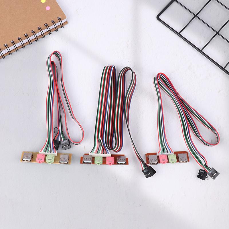 1Pc Computer Chassis Front Panel Audio Jack Front Usb Interface Host Front Bezel Cable
