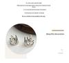 Korean S925 Sterling Silver Geometric Ear Clip for Women - No Piercing Required, Stylish and Simple Niche Jewelry.