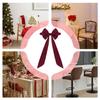 Bows For Chairs Red Seat Back Decoration 29.52x19.68in Red Christmas Bows For Dining Holiday Home Wedding Party Winter Festival