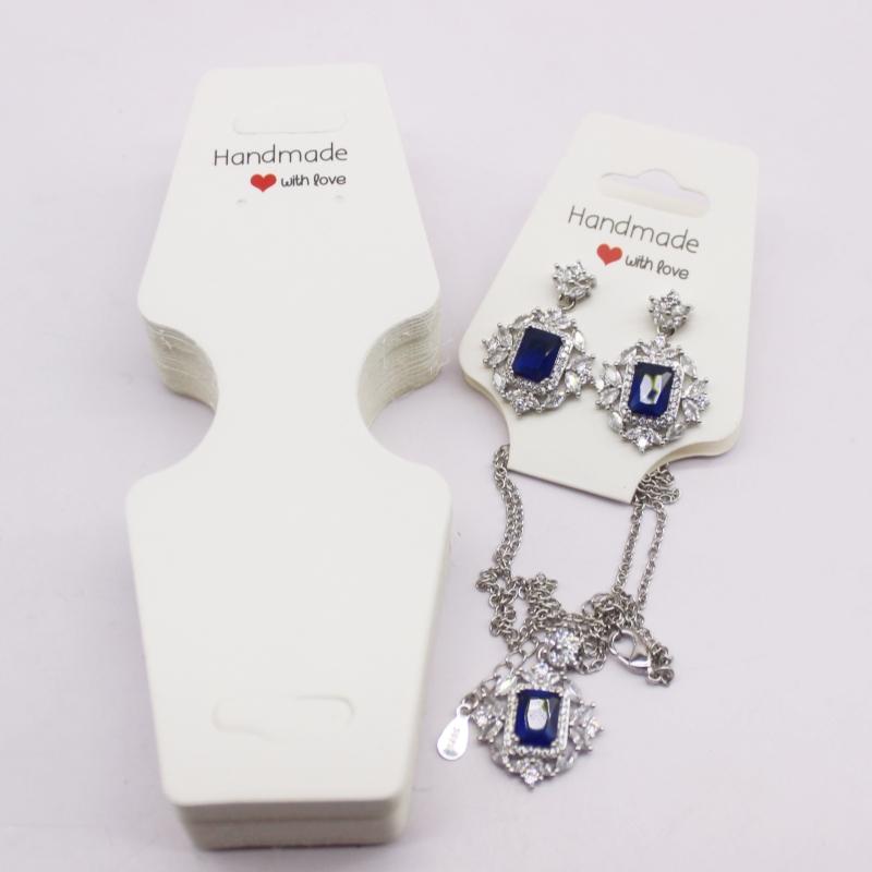 100pc/lot Multi Design Printed Jewelry Necklace Earring Set Card Flower and Bird Styles Hair Accessoreis Bracelet Dispaly Card