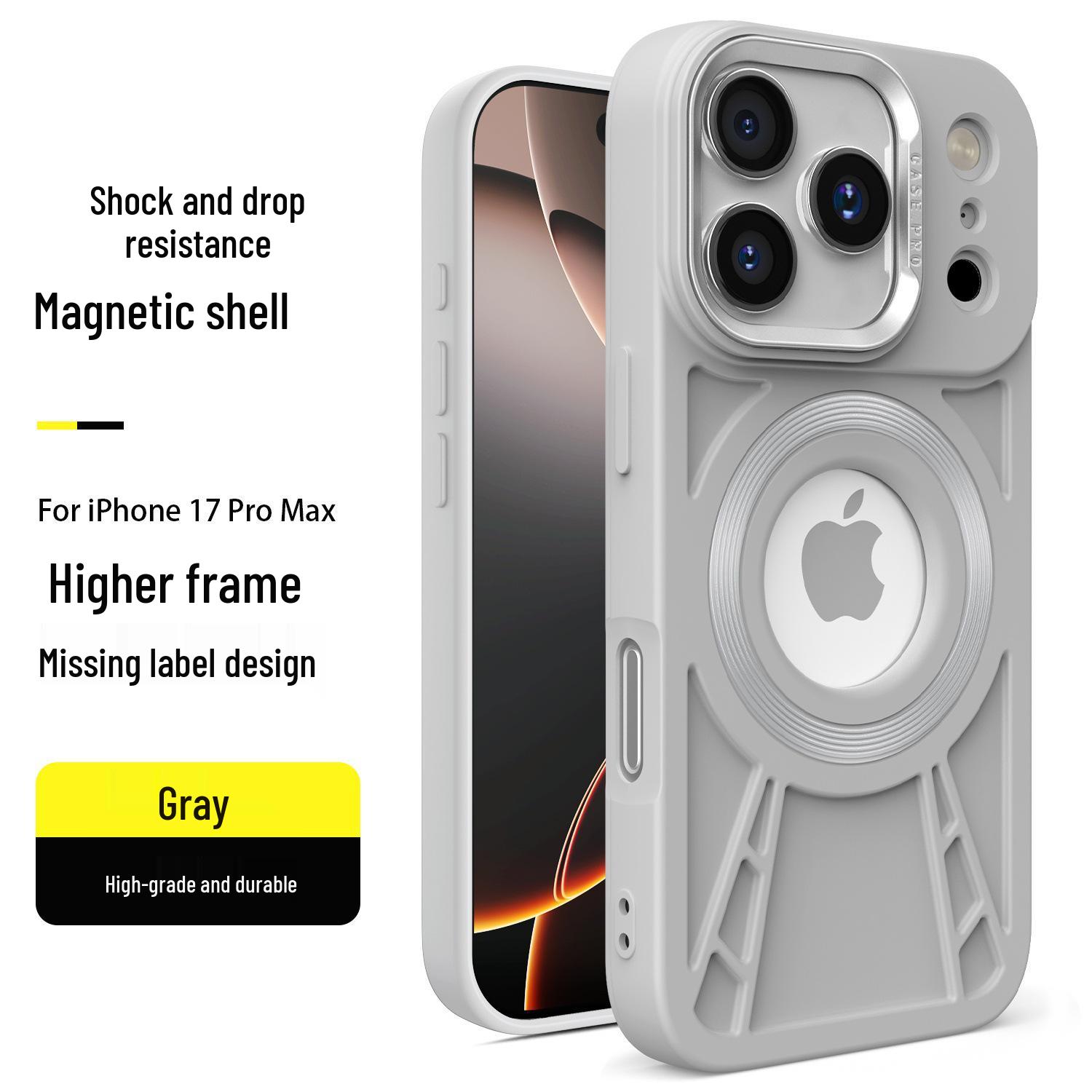 Flash Shield Silicone Case for iPhone 17/16 Pro Max – Anti-Fall, Magnetic, Soft iPhone 16