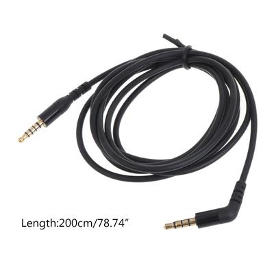 200cm Length Line for Arctis Nova Pro Headsets Cable Full of Layered Plug Jack Cable Audio Replacement Wire Accessories