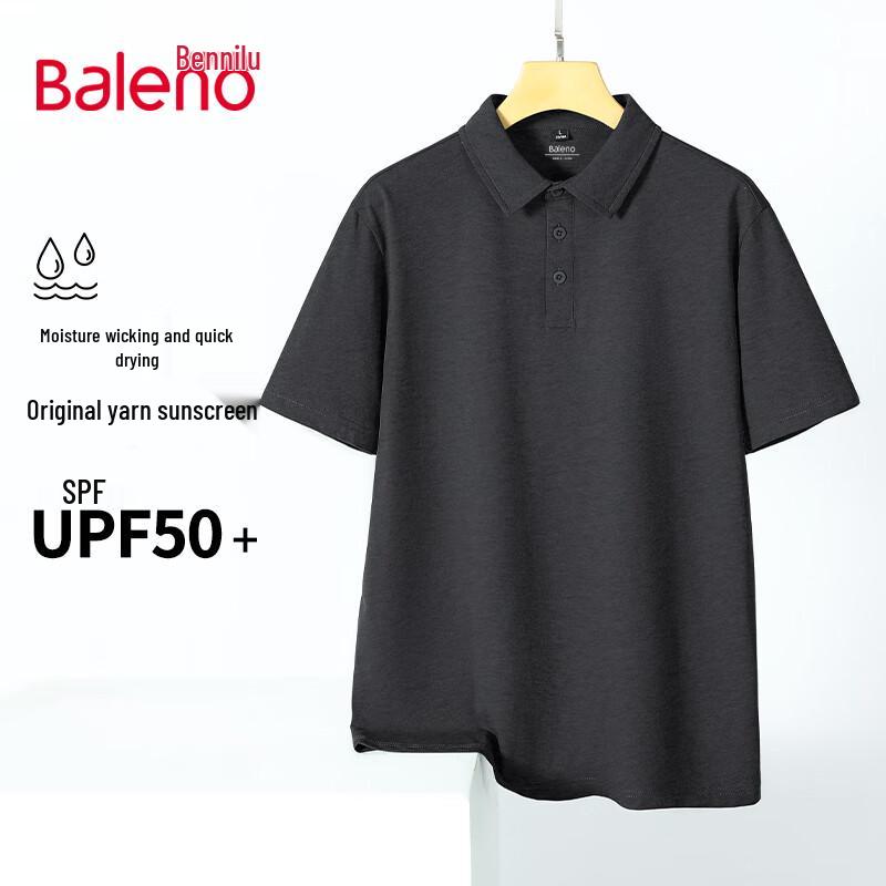 Baleno Men s UPF50+ Sun Protection Polo Shirt L