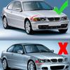 Stoßfänger Nieren Grill Gitter Kohlefaser Für BMW 3er E46 2 Tür M3 1999-2006 Vor-Facelift 51138208685 51138208686
