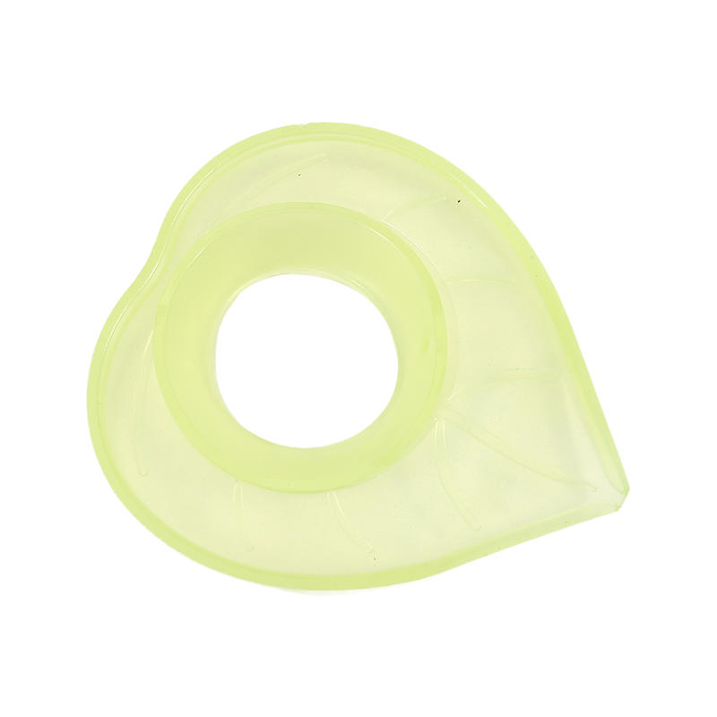 Silicone Waterproof Faucet Drain Mat Compact Non-slip Heart Shaped Bathroom Kitchen Splash Guard Diversion Sleeve Water Catcher