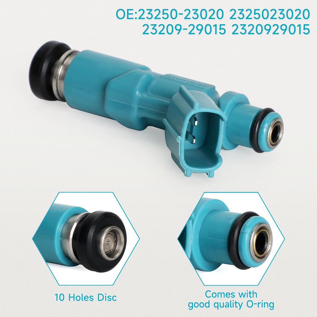 1 SZT. Wtryskiwacze Paliwa 23250-23020 Pasują do Toyota Yaris Vitz 1.0L 1.3L 1999-2005