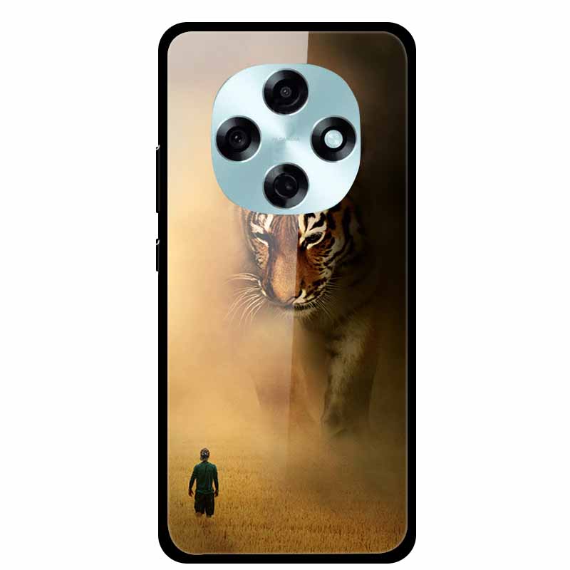 Butterfly Tempered Glass Case For A5i Pro A5 4G Case 6.67" Hard Back Cover Bumper For OPPO A6 Pro A6i A5 5G Cases Coque Capa