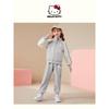 Hellokitty Girls' Sports Suit 2025 New Sports Casual Autumn Outfit for Older Children, Two-Piece Trendy Set for Autumn